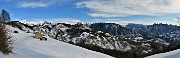 28 Bella vista panoramica alle baite verso la Sella